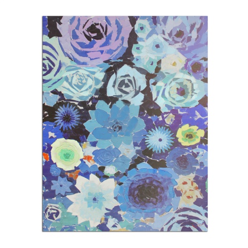 Painting Blue Floral