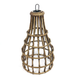 Rattan thick bell lampshade