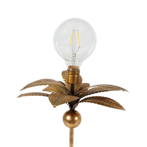 Detailed Gold Leaf Lamp