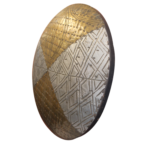 Shield Copper Design 2 Silver & Gold Side