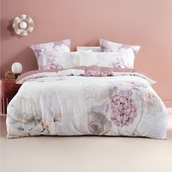 Linen House Orla Pink Duvet Cover Set