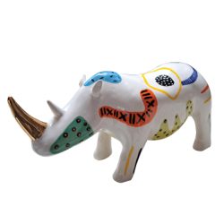 Handcrafted Ornamental Rhino