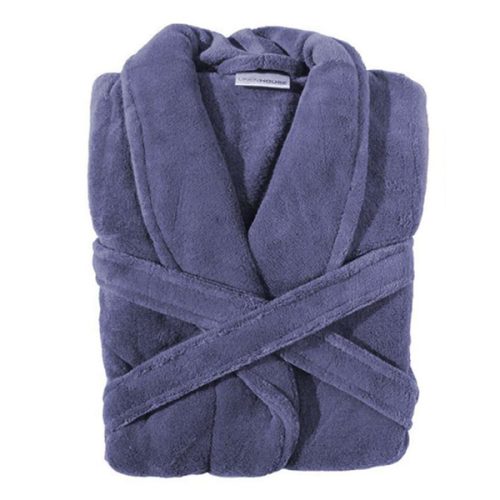 Navy bathrobe
